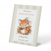 Gezellig Autumn Fox Baby shower Gezellig Woodland