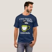 Gezellig begint met kamille - Morning Vibes T-shirt (Voorkant volledig)