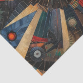 Gezellig beige "Ancient Indigenous Chronicles" Wee Tissuepapier (Detail)