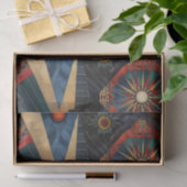 Gezellig beige "Ancient Indigenous Chronicles" Wee Tissuepapier (Geschenk)