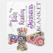 Gezellig Bijbellezen Fleece Deken (Voorkant)