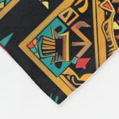 Gezellig Blauw "Aztec Dream" Content Fleece Deken (Hoek)