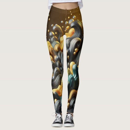Gezellig boek Nook Capris Leggings (Voorkant)