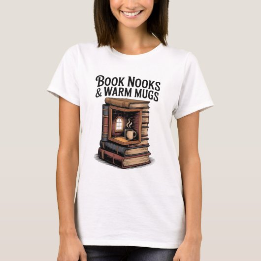 Gezellig  boek Nook met Warm T-shirt (Voorkant)