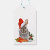 Gezellig Bunny Christmas Gift Label Cadeaulabel (Achterkant)