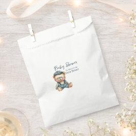Gezellig charmant Baby shower Bedankzakje