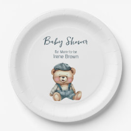 Gezellig charmant Baby shower Papieren Bordje