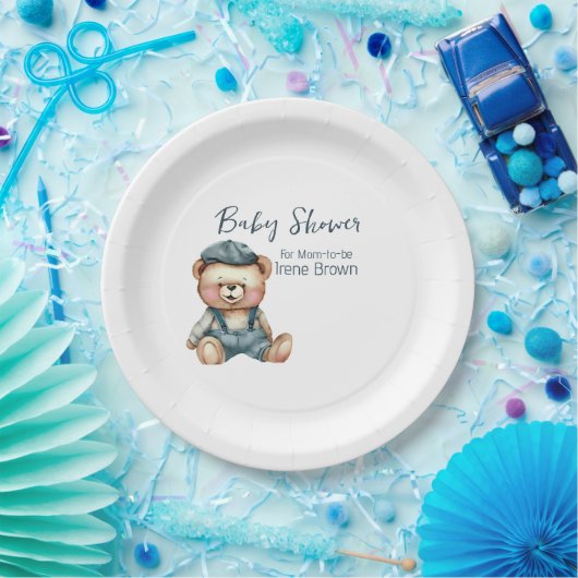 Gezellig charmant Baby shower Papieren Bordje (Feest)