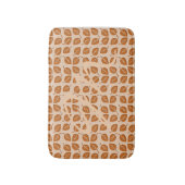 Gezellig Chic Monogrammed Leaf Pattern Badmat (Voorkant Verticaal)