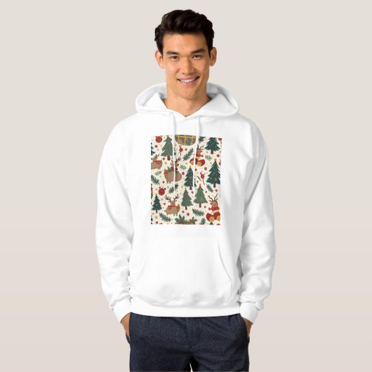 Gezellig Christmas Hooded Sweatshirt (Voorkant volledig)
