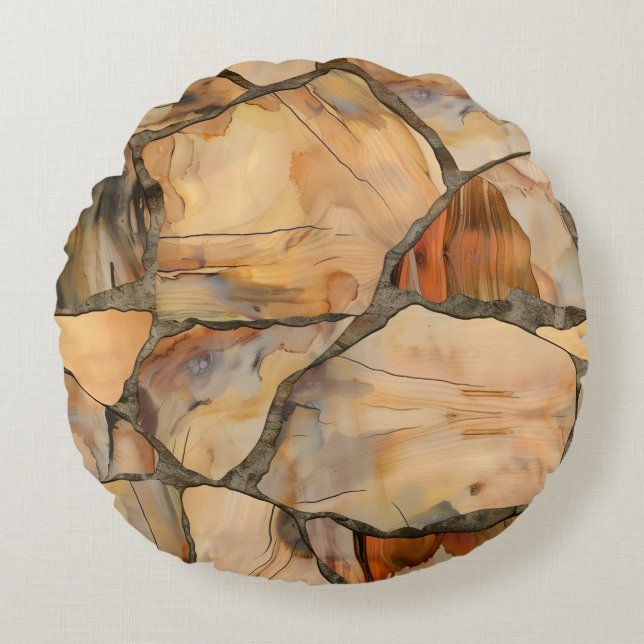 Gezellig Custom Ronde Kussen 16" Sofa Decor (Voorkant)