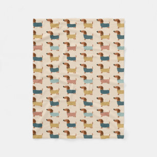 Gezellig Dachsund Trui Patroon Fleece Deken