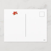 Gezellig Dorp bij Kerstmisillustratie Feestdagenkaart (Achterkant)