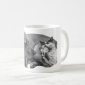 Gezellig duo, zacht in de schaduw koffiemok (Voorkant rechts)