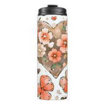 Gezellig Earth Toned Butterfly Design