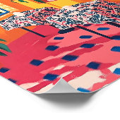 Gezellig eetgedeelte gestileerde interieur Poster  (Hoek)