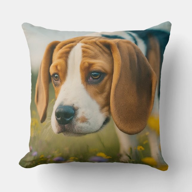 Gezellig en Dog Face Pillow - Perfect voor Hondenl Kussen (Voorkant)