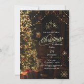 Gezellig en elegant kerstfeest kaart (Voorkant)