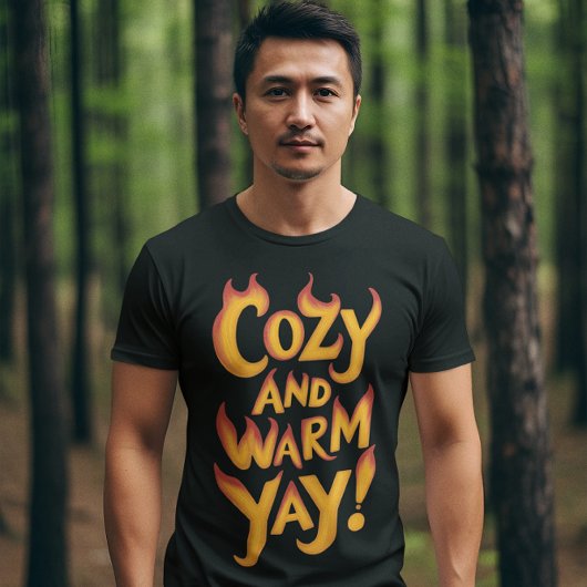 Gezellig en warm Yay! T-shirt