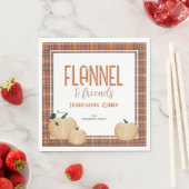 Gezellig Flanel en Vrienden Vrienden Diner Servet (Insitu)