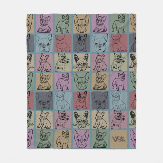  Gezellig Frans Bulldog Deken Gift (Voorkant)