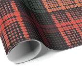 Gezellig gebreide patchwork -  Boho Herfststijl Cadeaupapier (Rol Hoek)