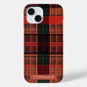 Gezellig gebreide patchwork - Boho Herfststijl iPhone 15 Case