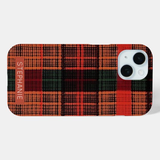 Gezellig gebreide patchwork - Boho Herfststijl Case-Mate iPhone Case (Achterkant (horizontaal))