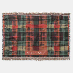 Gezellig gebreide patchwork -  Boho Herfststijl Deken