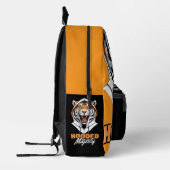 Gezellig gebulder | Tiger Street Art Design Bedrukte Rugzak (Links)