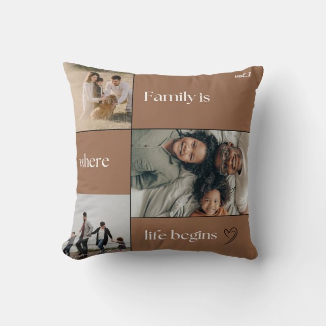 Gezellig Gepersonaliseerd Thuis Kussen Hoesje (Voorkant)