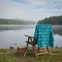 Gezellig Gevist fleecedeken voor vissers Fleece Deken