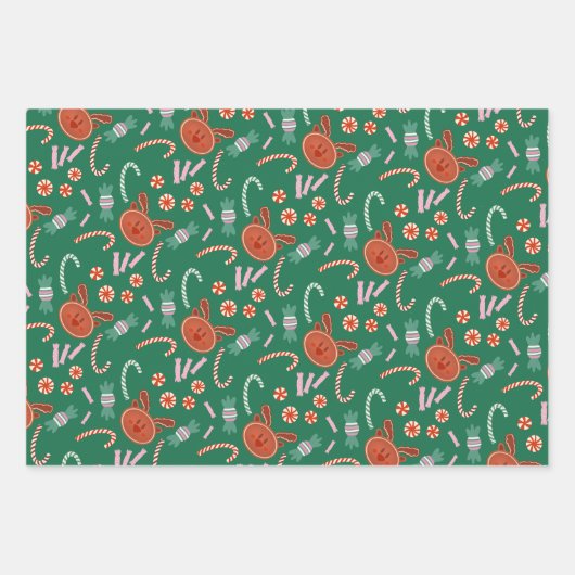 Gezellig grillig cadeaupapier - Design Set 3 (Voorkant 3)