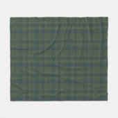 Gezellig Groen Plaid Fleece Deken | Rustic Tartan (Voorkant (Horizontaal))