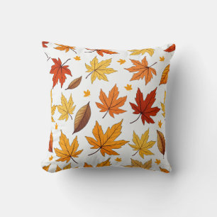 Gezellig Herfst Blad Patroon Kussen