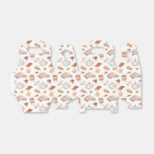 Gezellig Herfst Essentials Waterverf Patroon Bedankdoosjes (Uitgevouwen)