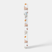 Gezellig Herfst Essentials Waterverf Patroon iPhone 15 Case (Linkerkant)