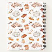 Gezellig Herfst Essentials Waterverf Patroon Notitieboek (Achterkant)