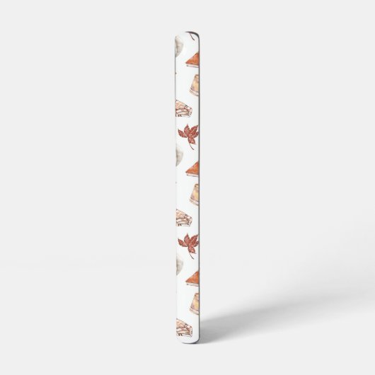 Gezellig Herfst Essentials Waterverf Patroon Samsung Galaxy Hoesje (Linkerkant)