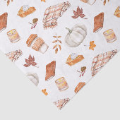 Gezellig Herfst Essentials Waterverf Patroon Tissuepapier (Detail)