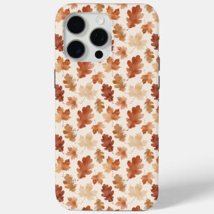 Gezellig Herfstblad Patroon iPhone 15 Pro Max Hoesje