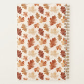 Gezellig herfstbladpatroon planner (Achterkant)