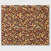 Gezellig herfstinpakpapier cadeaupapier (Vlak)