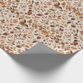 Gezellig herfstinpakpapier cadeaupapier