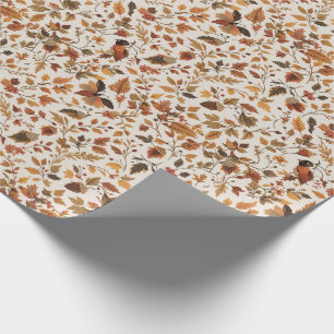 Gezellig herfstinpakpapier cadeaupapier