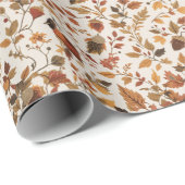 Gezellig herfstinpakpapier cadeaupapier (Rol Hoek)