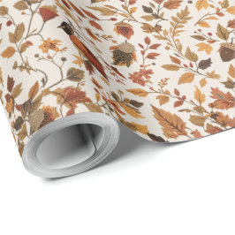 Gezellig herfstinpakpapier cadeaupapier