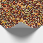 Gezellig herfstinpakpapier cadeaupapier (Hoek)