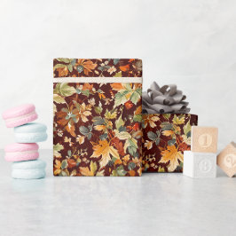 Gezellig herfstinpakpapier cadeaupapier