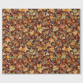 Gezellig herfstinpakpapier cadeaupapier (Vlak)